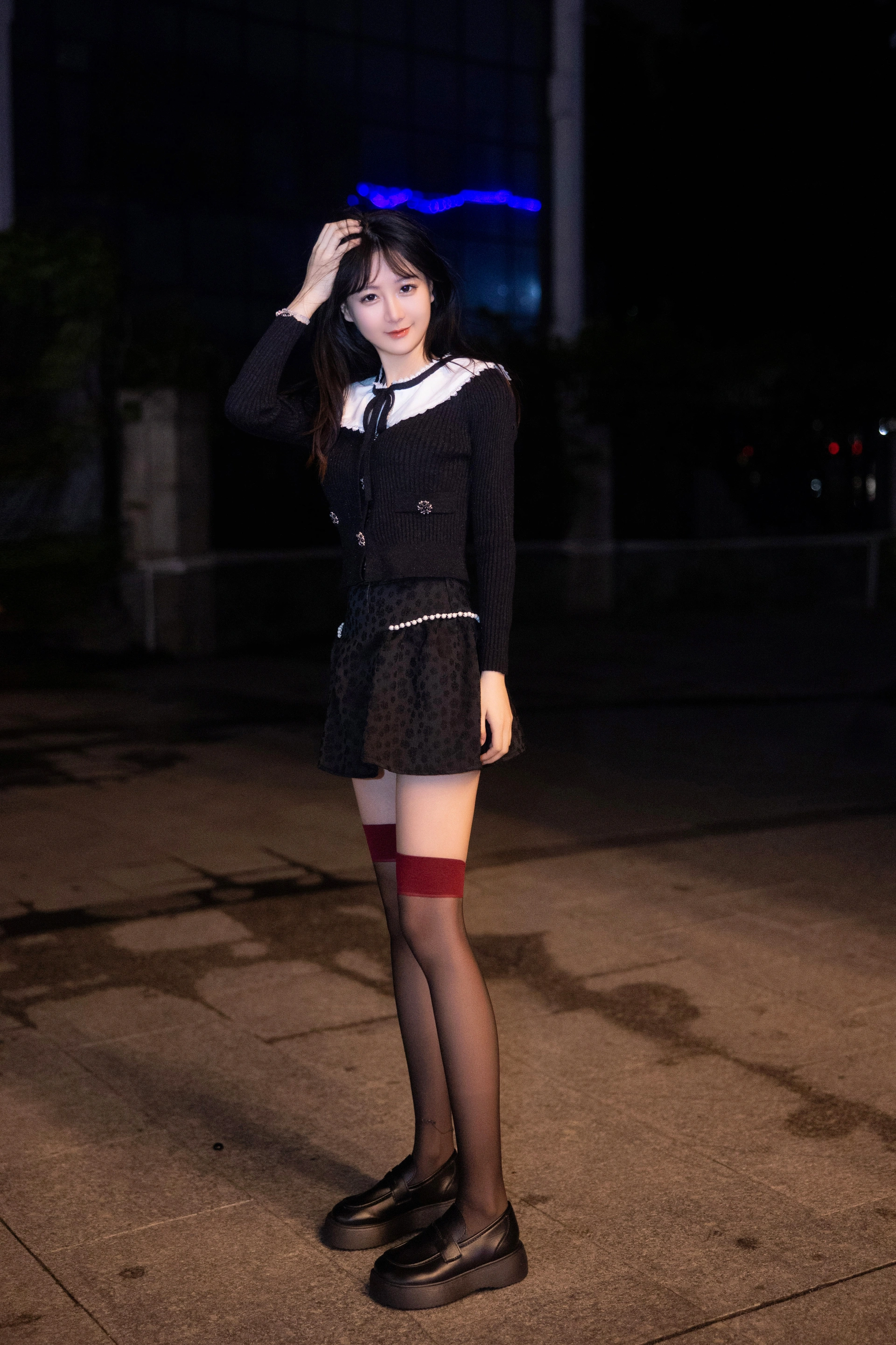 035.谢小蒽 – 内部私购 魅惑黑丝情趣-NO.6724 1